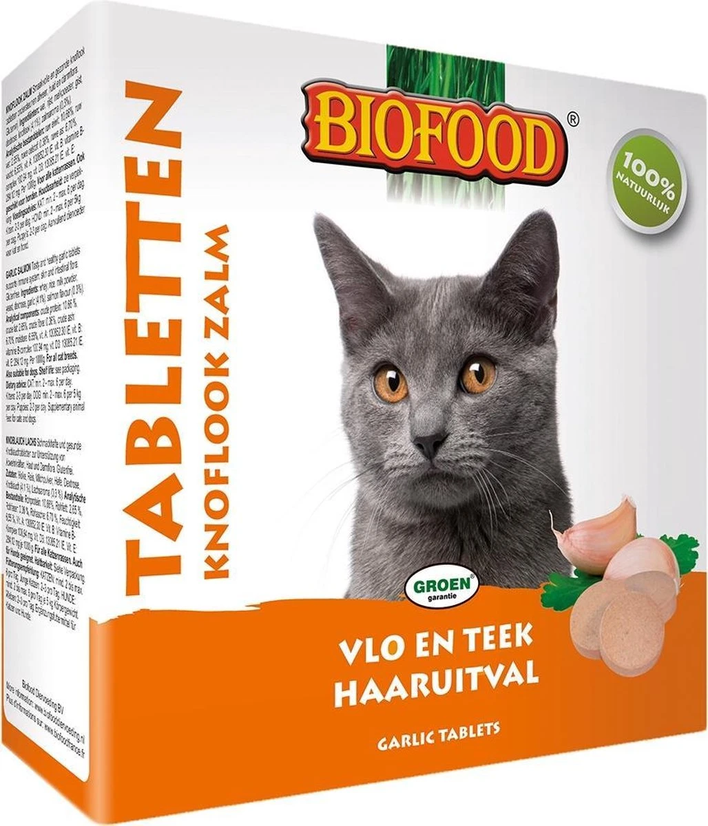 Biofood Kattensnoepjes Anti-Vlo - Zalm - 100 St 4 Biofood Kattensnoepjes Anti-Vlo - Zalm - 100 St - Afbeelding 2