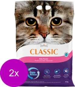 Extreme Classic Baby Powder - Kattenbakvulling - 2 X 14 Kg