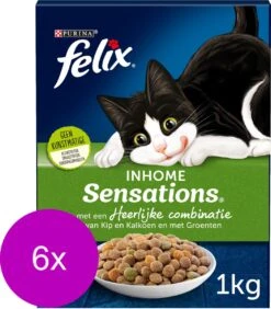 Felix Inhome Sensations - Kattenvoer - 6 X 1 Kg -Winkel Voor Kattenbenodigdheden 1051x1200