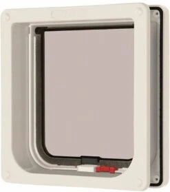 Cat Mate Kattenluik 234 Met Tweewegsluiting - Wit - 19,2 X 20cm -Winkel Voor Kattenbenodigdheden 1063x1200 1