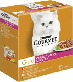 Gourmet Gold Luxe Mix - Kattenvoer Natvoer - Vis/Vlees - 48 X 85 G -Winkel Voor Kattenbenodigdheden 1072x1200 1