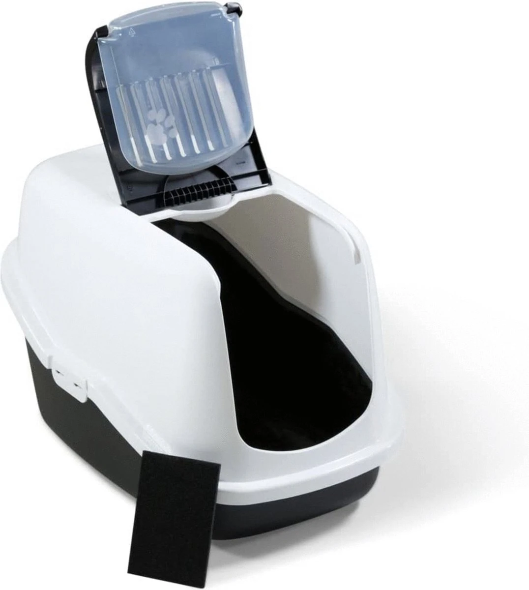 Savic Kattenbak Nestor - Kattenbak - Zwart/Wit - 56 X 39 X 38,5 12 Savic Kattenbak Nestor - Kattenbak - Zwart/Wit - 56 X 39 X 38,5 - Afbeelding 10