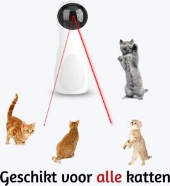 Merkloos Automatisch Kattenspeeltje Laser Intelligent Interactief Voor Katten – Laser Kat – 3 Verschillende Standen – Incl. Oplaadkabel – Geruisloze Motor -Winkel Voor Kattenbenodigdheden 1098x1200 4