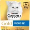 Gourmet Gold Mousse - Kattenvoer Natvoer - Kip, Zalm, Niertjes & Konijn - 48 X 85 G -Winkel Voor Kattenbenodigdheden 1105x1200 1
