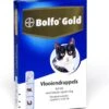 Bayer Bolfo Gold 80 Anti Vlooienmiddel - Kat - >4 Kg - 2 Pipetten 2 Bayer Bolfo Gold 80 Anti Vlooienmiddel - Kat - >4 Kg - 2 Pipetten -Winkel Voor Kattenbenodigdheden 1107x1200