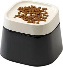 Savic Ergo Cube Voerbak Creme / Zwart 22x22x16 Cm 8 Savic Ergo Cube Voerbak Creme / Zwart 22x22x16 Cm -Winkel Voor Kattenbenodigdheden 1118x1200