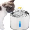 Merkloos Drinkfontein Voor Hond En Kat - RVS Waterbak - Dieren Drinkbak - Vers Water Fontein - Drinkfontein Katten- 3 Standen - 2.4 Liter - Incl. 1 Koolstoffilter -Winkel Voor Kattenbenodigdheden 1123x1200