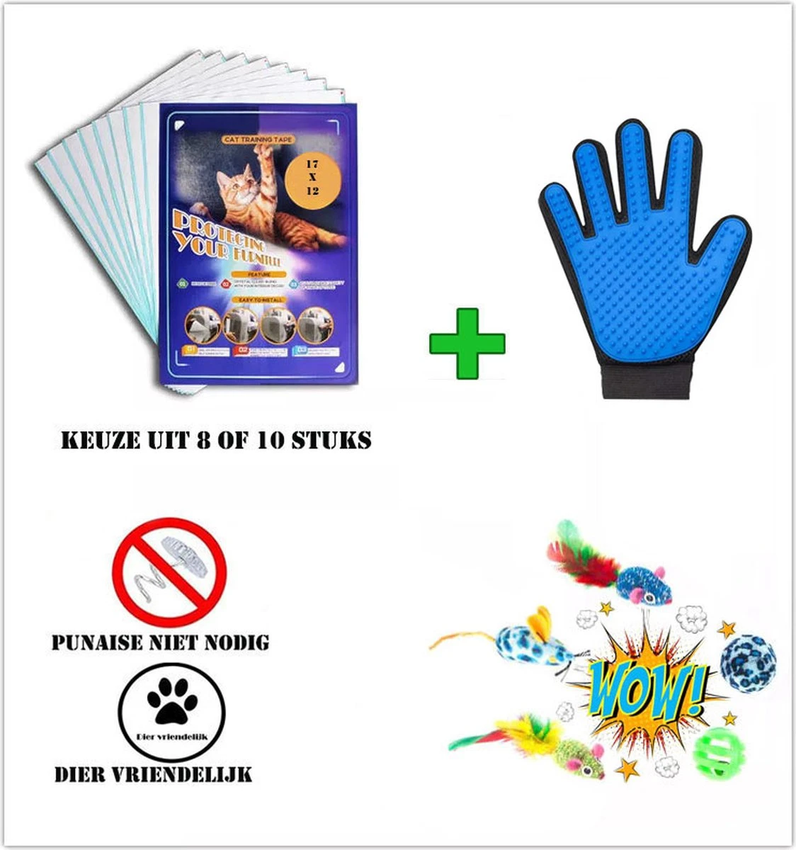 Anti Krab Katten - Kattenspeeltjes - Catnip - Anti Krab Vellen - Krabplanken - Hond - Katten - Krabpaal - 8 Stuks 4 Anti Krab Katten - Kattenspeeltjes - Catnip - Anti Krab Vellen - Krabplanken - Hond - Katten - Krabpaal - 8 Stuks - Afbeelding 2