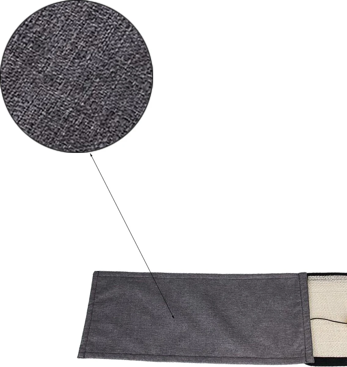 Merkloos Krabmat Voor Katten - Wit / Grijs - 117 X 23 Cm - Bankbeschermer - Krabplank Met Speelbal - Krab Lounge Voor Katten Krabplank - Krabtapijt Voor Kat 5 Merkloos Krabmat Voor Katten - Wit / Grijs - 117 X 23 Cm - Bankbeschermer - Krabplank Met Speelbal - Krab Lounge Voor Katten Krabplank - Krabtapijt Voor Kat - Afbeelding 3