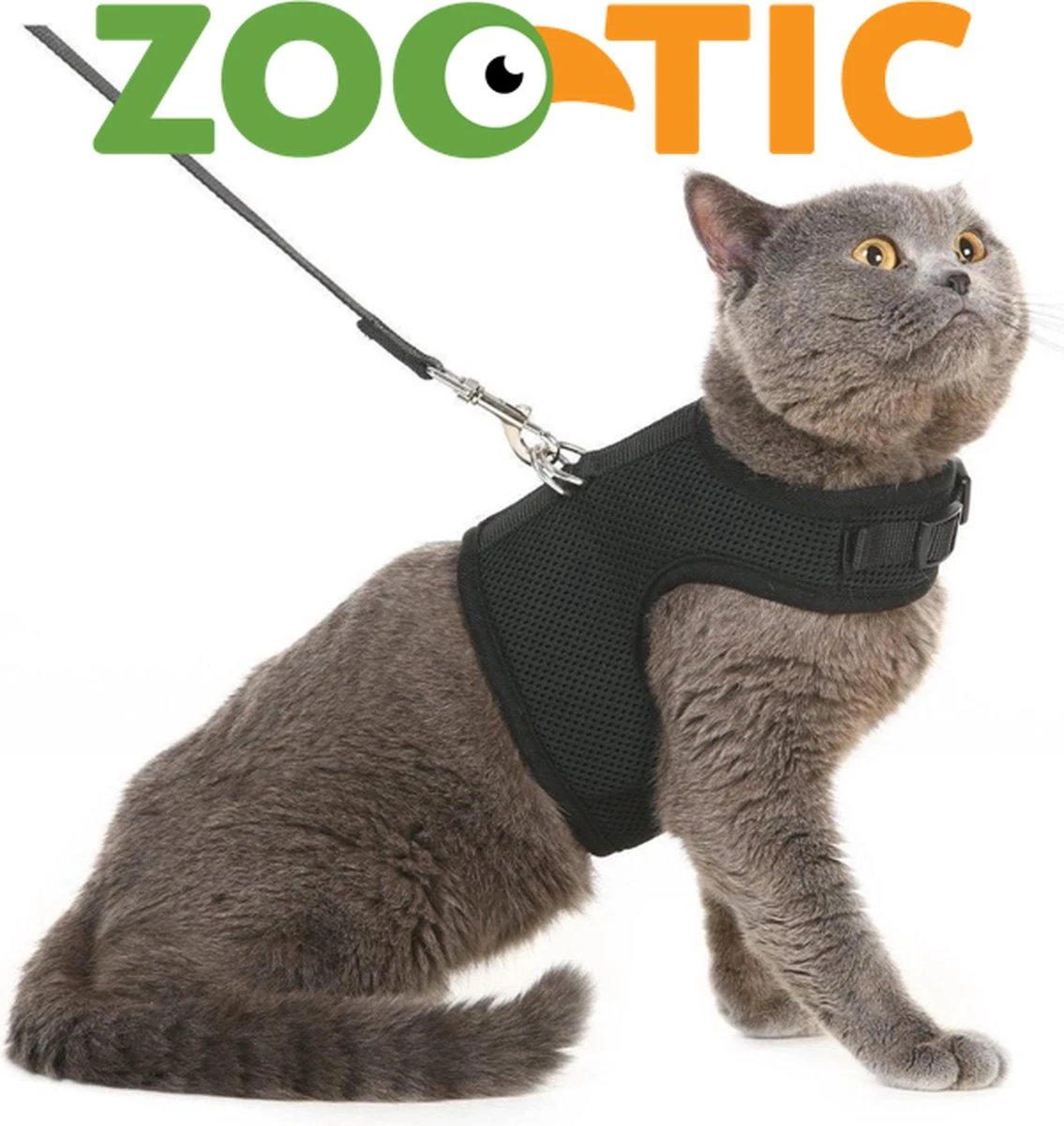 Kattentuigje Met Leiband Riem Kattenharnas Geel Maat L Kat & Kitten - Dieren Kattenriem - Cat Leash - Halsomvang 24 Tot 33cm - Borstomvang 36 Tot 41cm - Zootic® 10 Kattentuigje Met Leiband Riem Kattenharnas Geel Maat L Kat & Kitten - Dieren Kattenriem - Cat Leash - Halsomvang 24 Tot 33cm - Borstomvang 36 Tot 41cm - Zootic® - Afbeelding 8