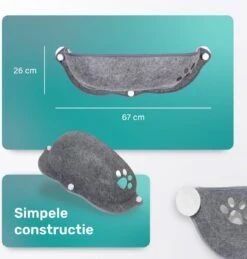 Kattenhangmat - Voor Aan Het Raam - Kom Vorm - Kattenmand - Raam - Hangmat Kat - Dieren - Kattenbed - Kattenmand - Slaapplek - Ligplaats - Grijs 13 Kattenhangmat - Voor Aan Het Raam - Kom Vorm - Kattenmand - Raam - Hangmat Kat - Dieren - Kattenbed - Kattenmand - Slaapplek - Ligplaats - Grijs -Winkel Voor Kattenbenodigdheden 1146x1200 4