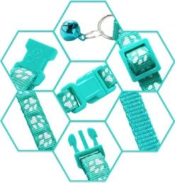 Merkloos Kattenhalsband Met Belletje - Verstelbaar - 19 / 32 Cm - Kattenbandje - Halsband Kat - Cat - Kitten - Katten Halsband - Paars -Winkel Voor Kattenbenodigdheden 1148x1200 5