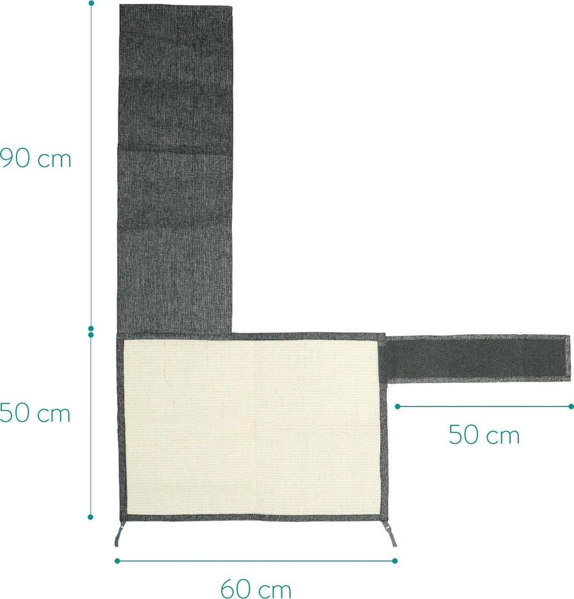 Navaris Katten Krabmat - Bescherming Van Meubels - Voor Banken En Stoelen - Krabbescherming - Rechtsdraaiend 6 Navaris Katten Krabmat - Bescherming Van Meubels - Voor Banken En Stoelen - Krabbescherming - Rechtsdraaiend - Afbeelding 4