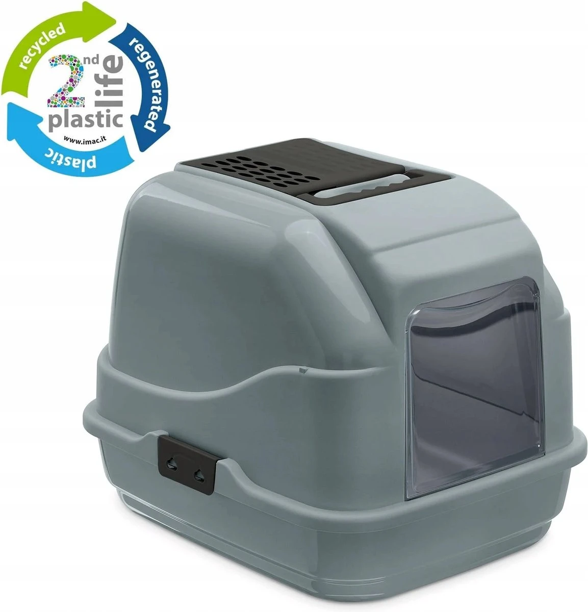 Imac Kattenbak Easy Cat Lichtgrijs 50x40x40 Cm 3 Imac Kattenbak Easy Cat Lichtgrijs 50x40x40 Cm