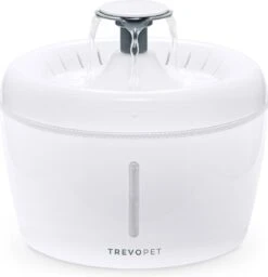 TrevoPet® Drinkfontein Kat - Waterfontein Kat - Kattenfontein - Fluisterstil - Drinkfontein - Drinkbak Kat - 2.5 Liter - Inclusief Filter - Wit -Winkel Voor Kattenbenodigdheden 1157x1200 2