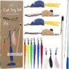 PRETTY KITTY Cat Toy Set Vegan: Grote 15-delige Kattenspeelset Met Kattenhengel, Nepveren En Kattenkruid Speelgoed Kat 1 PRETTY KITTY Cat Toy Set Vegan: Grote 15-delige Kattenspeelset Met Kattenhengel, Nepveren En Kattenkruid Speelgoed Kat -Winkel Voor Kattenbenodigdheden 1160x1200 2