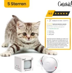 Catchit!® Interactieve Zelfrollende Bal Katten - Kattenspeeltjes - Inclusief USB Kabel En Staartjes - Kattenspeelgoed - Smart - Grijs 11 Catchit!® Interactieve Zelfrollende Bal Katten - Kattenspeeltjes - Inclusief USB Kabel En Staartjes - Kattenspeelgoed - Smart - Grijs -Winkel Voor Kattenbenodigdheden 1171x1200 8