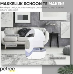 Petree Dome- Zelfreinigende Kattenbak - Automatisch - Katten - Anti-geur - 60 X 35 X 60 Cm -Winkel Voor Kattenbenodigdheden 1174x1200 3