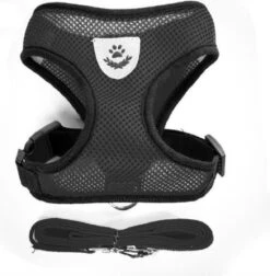 Merkloos Kattentuigje - Kattenharnas - Kattentuig Met Looplijn - Hondentuigje - Hondenharnas - Zwart - Maat S -Winkel Voor Kattenbenodigdheden 1178x1200 4