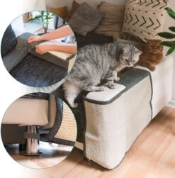 Navaris Katten Krabmat - Bescherming Van Meubels - Voor Banken En Stoelen - Krabbescherming - Voor De Linkerkant - Lichtbruin 15 Navaris Katten Krabmat - Bescherming Van Meubels - Voor Banken En Stoelen - Krabbescherming - Voor De Linkerkant - Lichtbruin -Winkel Voor Kattenbenodigdheden 1181x1200 5