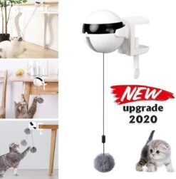 Merkloos Kattenspeelgoed - Katten Speelgoed - Katten Speeltje - Katten Bal - Katten - Kattenhengel - Kitten Speelgoed - Kattenspeeltjes - Elektrische - Muis - Automatische Hengel - Bal - Poes - Katten - Prooi - Kat - Poesjes - Interactief Kattenspeelgoed
