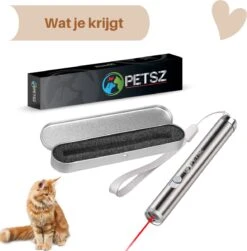 Laserpen - Kattenspeeltjes - Zaklamp - Kat - Laser - Kattenspeelgoed - RVS Opbergblikje -Winkel Voor Kattenbenodigdheden 1183x1200 10