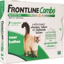 Frontline Combo Anti Vlooienmiddel En Tekenmiddel Kat - 3 Pipetten 30 Frontline Combo Anti Vlooienmiddel En Tekenmiddel Kat - 3 Pipetten -Winkel Voor Kattenbenodigdheden 1196x1200