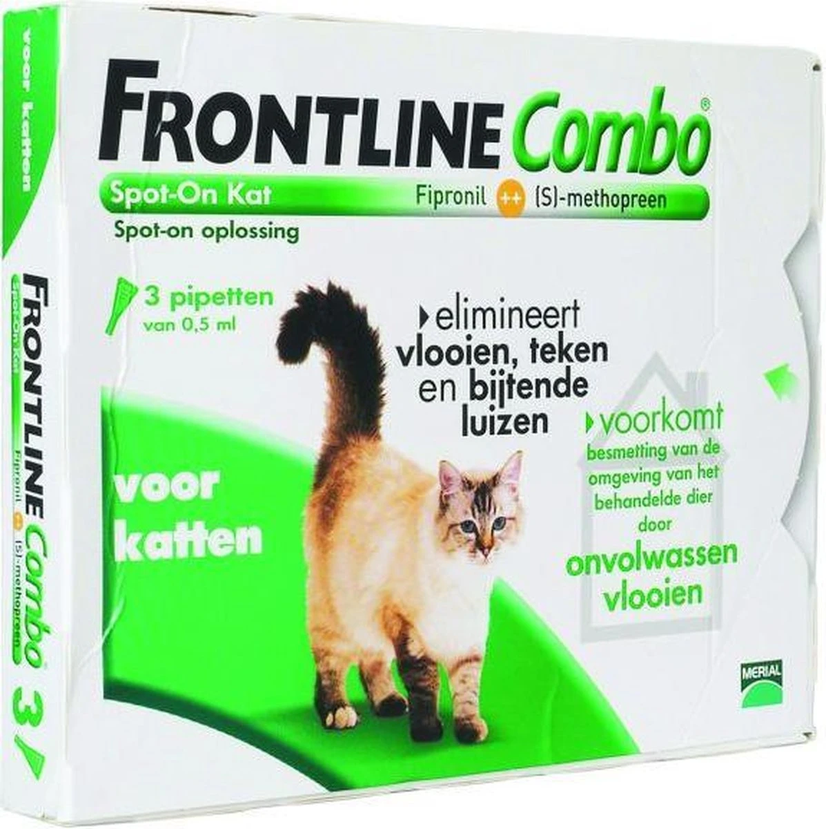 Frontline Combo Anti Vlooienmiddel En Tekenmiddel Kat - 3 Pipetten 14 Frontline Combo Anti Vlooienmiddel En Tekenmiddel Kat - 3 Pipetten - Afbeelding 12