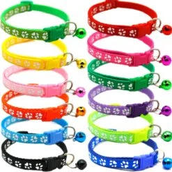 Merkloos Kattenhalsband Met Belletje - Verstelbaar - 19 / 32 Cm - Kattenbandje - Halsband Kat - Cat - Kitten - Katten Halsband - Paars -Winkel Voor Kattenbenodigdheden 1198x1200 10
