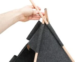 TRIXIE Huisdierengrot Tipi 55x65x55 Cm Vilt -Winkel Voor Kattenbenodigdheden 1200x1002 1