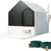 Kattenbak Villa Met Dubbele Voerbak En Kattenbakmat – Kat - Drinkbak – Modern En Stijlvol - Design - Groen 1 Kattenbak Villa Met Dubbele Voerbak En Kattenbakmat – Kat - Drinkbak – Modern En Stijlvol - Design - Groen -Winkel Voor Kattenbenodigdheden 1200x1045 11