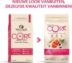 Wellness Core Kattenvoer Sterilised Zalm 4 Kg 12 Wellness Core Kattenvoer Sterilised Zalm 4 Kg -Winkel Voor Kattenbenodigdheden 1200x1051