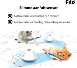 Filo Elektrisch Rijdend Kattenspeelgoed Met Laser - Rijdend Kattenspeeltje - Automatisch Interactief Speelgoed Katten - Kattencadeaus - Elektronisch Speelgoed Kittens - Kat - Kitten - Laserspeelgoed - Kado 14 Filo Elektrisch Rijdend Kattenspeelgoed Met Laser - Rijdend Kattenspeeltje - Automatisch Interactief Speelgoed Katten - Kattencadeaus - Elektronisch Speelgoed Kittens - Kat - Kitten - Laserspeelgoed - Kado -Winkel Voor Kattenbenodigdheden 1200x1061 5