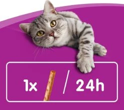 Whiskas Sticks Kattensnack - Zalm - 14 X 6 Stuks -Winkel Voor Kattenbenodigdheden 1200x1064 5