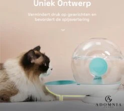 AdomniaGoods - Automatische Katten Voerbak - Antislip Honden Voerbak - Unique Transparant/grijs Design - Altijd Hygiënisch Schoon Water! 11 AdomniaGoods - Automatische Katten Voerbak - Antislip Honden Voerbak - Unique Transparant/grijs Design - Altijd Hygiënisch Schoon Water! -Winkel Voor Kattenbenodigdheden 1200x1075 1