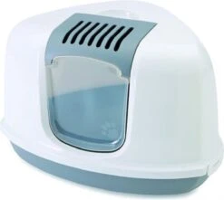 Savic Hoek Kattenbak Nestor Grijs / Wit - 58.5X45.5X40 CM 11 Savic Hoek Kattenbak Nestor Grijs / Wit - 58.5X45.5X40 CM -Winkel Voor Kattenbenodigdheden 1200x1076