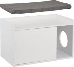 Relaxdays Kattenbak Ombouw - Met Zitkussen - Kattenhuis Wit - Kattenmeubel - Kattenkast 16 Relaxdays Kattenbak Ombouw - Met Zitkussen - Kattenhuis Wit - Kattenmeubel - Kattenkast -Winkel Voor Kattenbenodigdheden 1200x1080 2