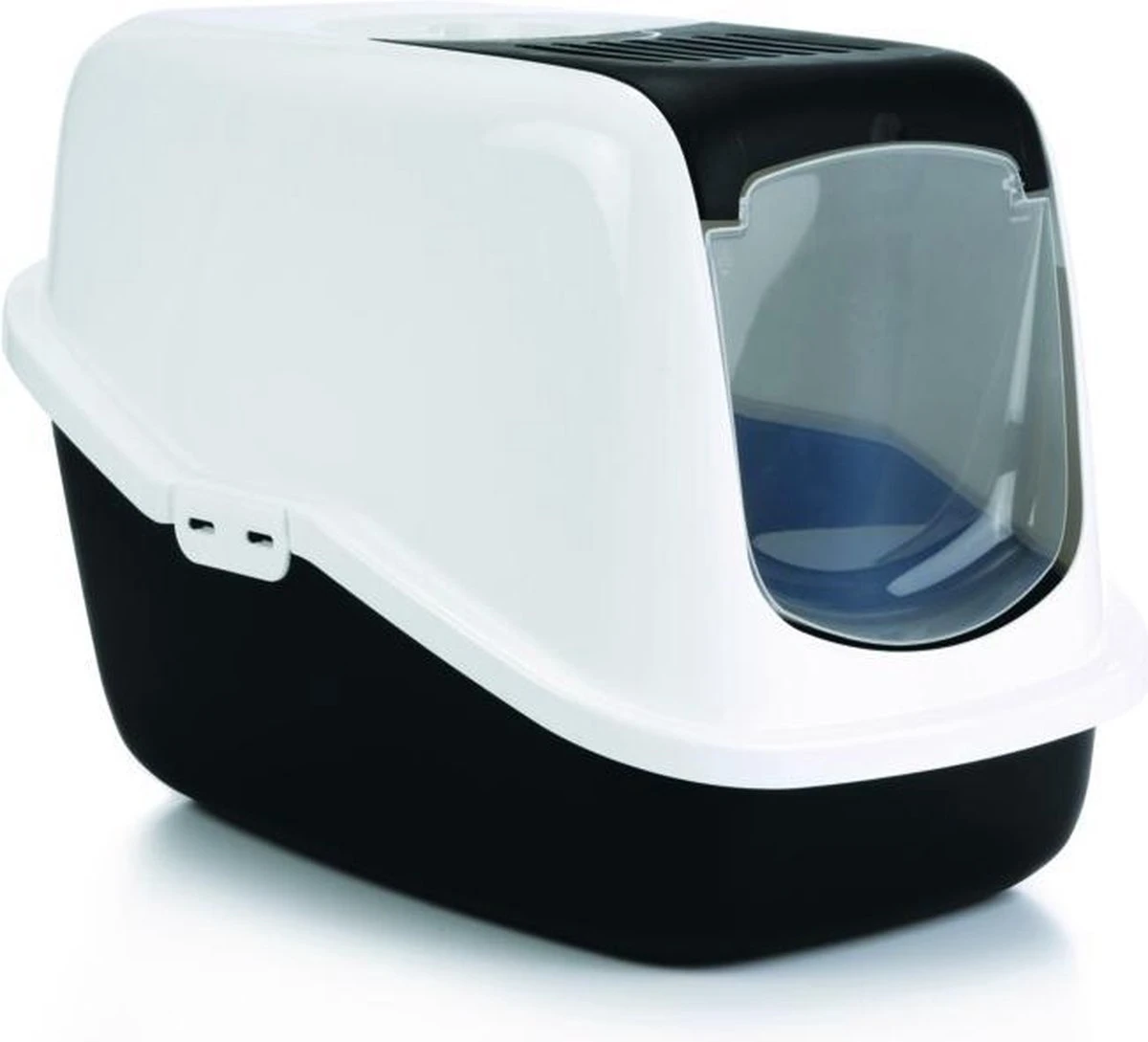 Savic Kattenbak Nestor - Kattenbak - Zwart/Wit - 56 X 39 X 38,5 3 Savic Kattenbak Nestor - Kattenbak - Zwart/Wit - 56 X 39 X 38,5