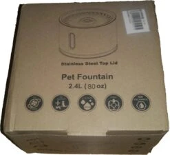 Merkloos Drinkfontein Voor Hond En Kat - RVS Waterbak - Dieren Drinkbak - Vers Water Fontein - Drinkfontein Katten- 3 Standen - 2.4 Liter - Incl. 1 Koolstoffilter -Winkel Voor Kattenbenodigdheden 1200x1095 3