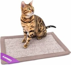 Petrebels Mastermat 60 Katten Krabmat - Cappuccino - 60 X 40 Cm - Zeer Sterk -Winkel Voor Kattenbenodigdheden 1200x1099