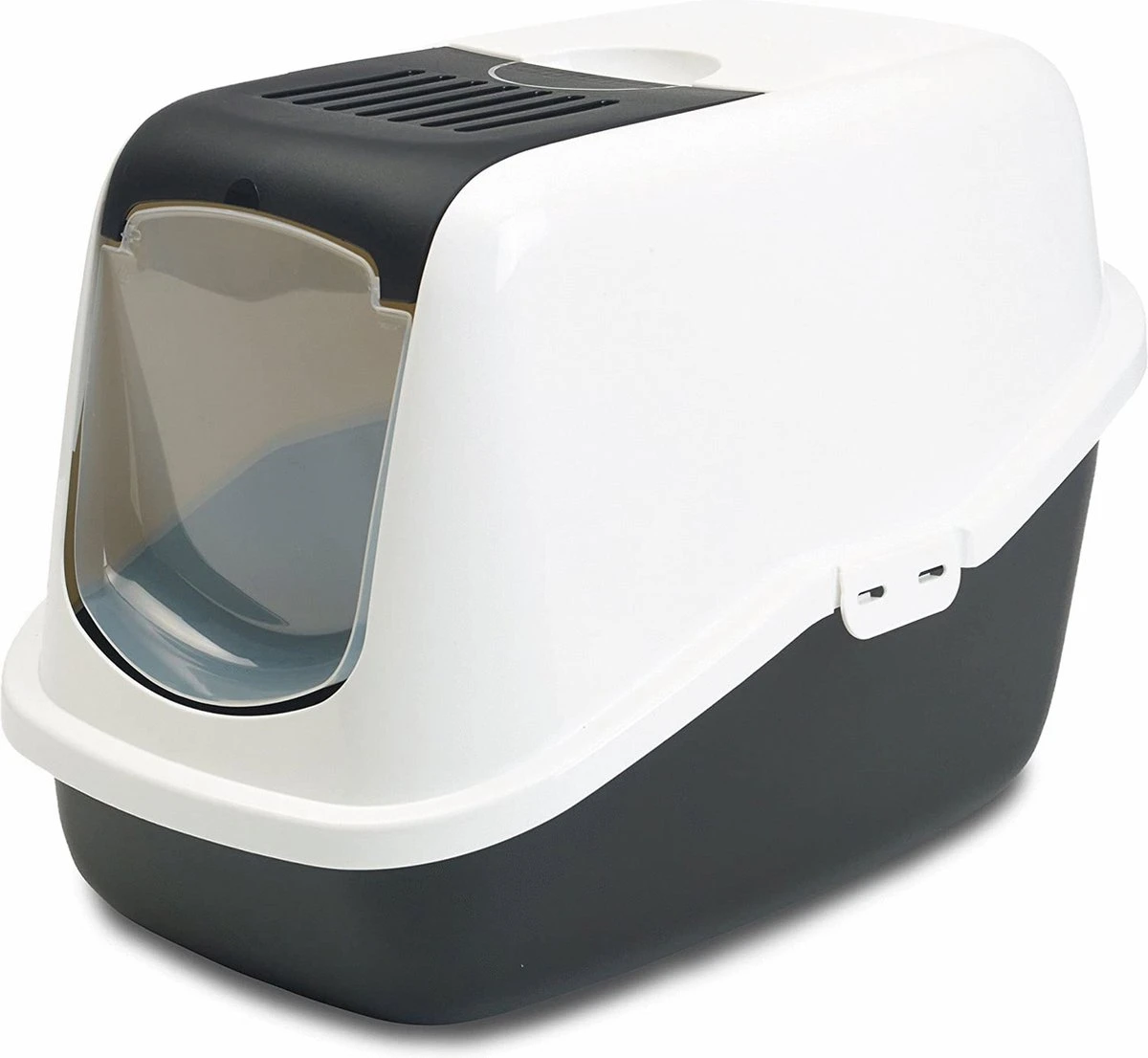 Savic Kattenbak Nestor - Kattenbak - Zwart/Wit - 56 X 39 X 38,5 10 Savic Kattenbak Nestor - Kattenbak - Zwart/Wit - 56 X 39 X 38,5 - Afbeelding 8