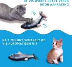 TwinQ Dansende Vis - Bewegende Vis Met Kattenkruid - Kattenspeeltjes - USB Oplaadbaar - Speelgoed Voor Katten - Incl. Kattenlampje -Winkel Voor Kattenbenodigdheden 1200x1116 11