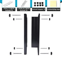 Gluxury Kattenluik Zwart Met Tunnel - 4 Vergrendelingsstanden - Weerbestendig - Binnen En Buiten - Maat L - Nederlandse Handleiding -Winkel Voor Kattenbenodigdheden 1200x1118 2