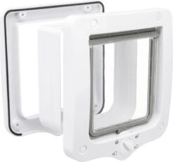 Trixie 4-weg Kattenluik Met Tunnel - Wit - 20 X 22 Cm 13 Trixie 4-weg Kattenluik Met Tunnel - Wit - 20 X 22 Cm -Winkel Voor Kattenbenodigdheden 1200x1122 1