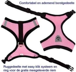 Merkloos Kattentuigje - Kattenharnas - Kattentuig Met Looplijn - Hondentuigje - Hondenharnas - Roze - Maat S -Winkel Voor Kattenbenodigdheden 1200x1128 8