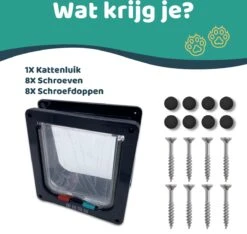 Mmoods Kattenluik – Zwarte Kattentunnel Maat L – Weersbestendig Dankzij Borstel – 4 Vergrendelingsstanden – Geschikt Voor Binnen En Buiten -Winkel Voor Kattenbenodigdheden 1200x1135 6
