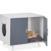 Relaxdays Kattenbak Ombouw Design - Kattenhuis Op Pootjes - Kattenmeubel Wit - Kattenkast 2 Relaxdays Kattenbak Ombouw Design - Kattenhuis Op Pootjes - Kattenmeubel Wit - Kattenkast -Winkel Voor Kattenbenodigdheden 1200x1136 7