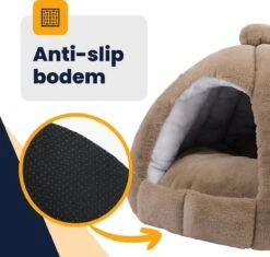 MIRO Katten Huis - Kattenhuizen - Kattenhok - Kattenmand - Dierenhuis - Extra Zacht - Bruin -Winkel Voor Kattenbenodigdheden 1200x1140 5