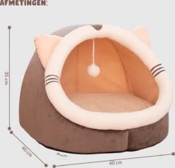 Kattenmand - Kattenhuis - Kattenbed - Kattenhangmat - Poezenmand - Kattenkussen - 40 Cm -Winkel Voor Kattenbenodigdheden 1200x1147 3