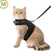 Zootic Kattentuigje Met Leiband Riem Kattenharnas Zwart Maat M Kat & Kitten - Halsomvang 20 Tot 26cm - Borstomvang 30 Tot 34cm -Winkel Voor Kattenbenodigdheden 1200x1148 2